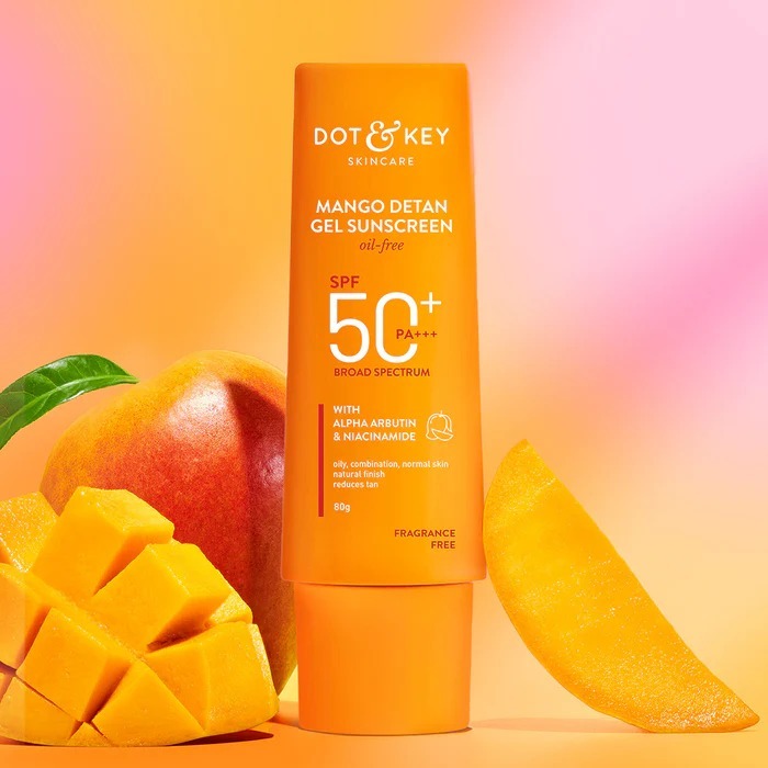 DOT & KEY Mango + Detan Gel Sunscreen (Oil Free) SPF 50+ PA+++