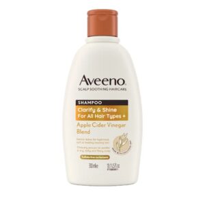 AVEENO® CLARIFY & SHINE+ APPLE CIDER VINEGAR BLEND SHAMPOO