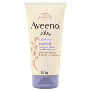 AVEENO® Baby Calming Comfort Bedtime Lotion –150ml, Gentle Oatmeal Moisturizer for Baby Skin | Yellow Touch