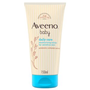 AVEENO® Baby Daily Care Moisturising Lotion 150ml – Gentle, Oatmeal Moisturizer for Sensitive Baby Skin | Yellow Touch