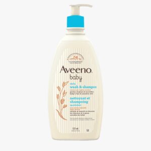 AVEENO® Baby Wash & Shampoo, 532ml, Made In Canada