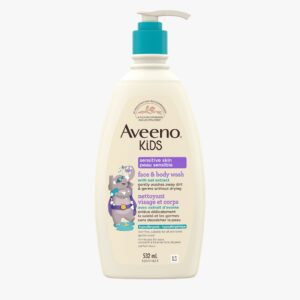 AVEENO® Kids Sensitive Skin Face & Body Wash -532ml,Made In Canada