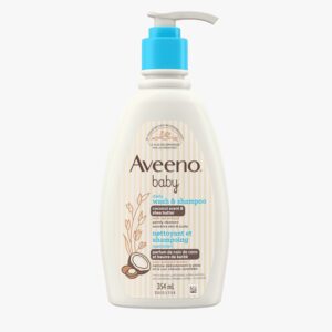 AVEENO® Baby Daily Wash & Shampoo Coconut Scent & Shea Butter- 354ml, Made IN Canada